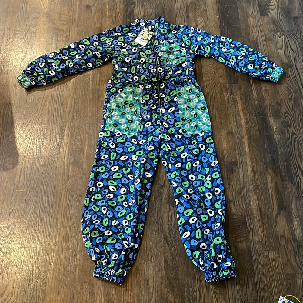 NWT Diane Von Furstenberg x Target Nylon Jazz Dot Green Jumpsuit